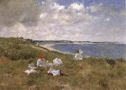 William Merrit Chase Idle Hours oil painting reproduction